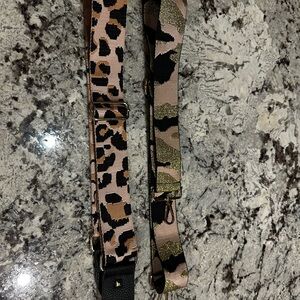 Leopard and Camouflage Bag Straps